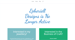 Desktop Screenshot of epherielldesigns.com
